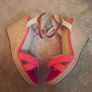 Adorable JustFab Espadrille Wedge Sandals